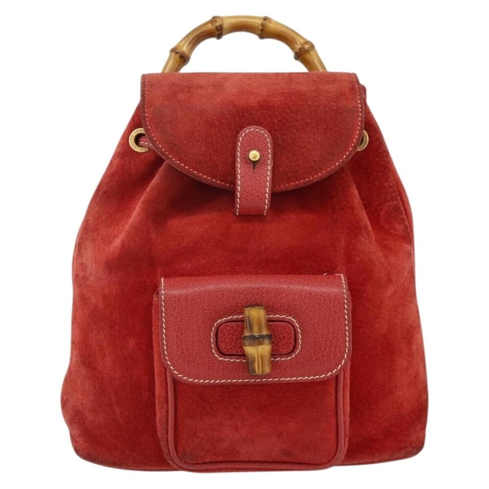 Gucci Gucci bamboo daim mini